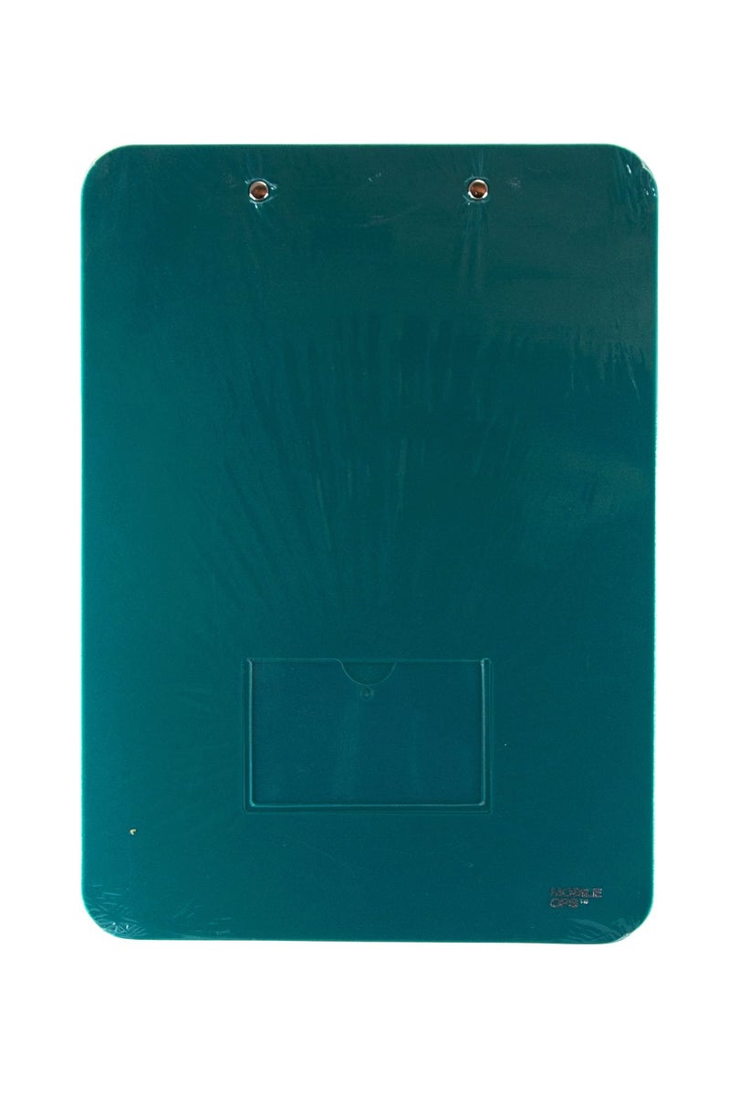 Baumgartens Mobile OPS Unbreakable Recycled Clipboard, 0.25" Clip Capacity, Holds 8.5 x 11 Sheets, Green - Image 4